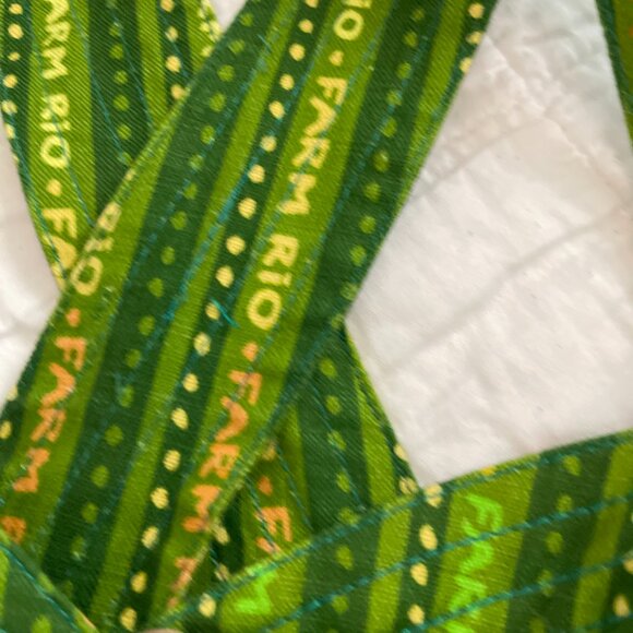 Farm Rio, Marked as L but is an XS, tropical colors - Picture 3 of 6